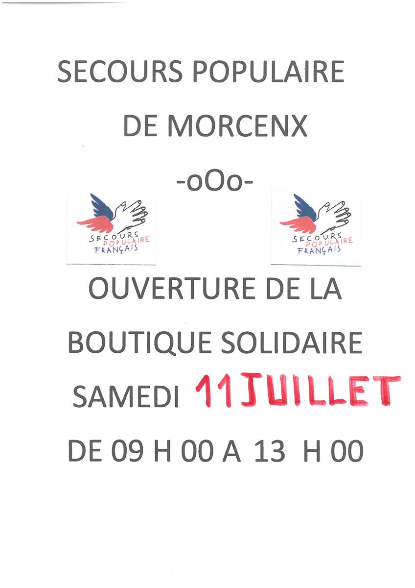 Ouverture de la boutique solidaire - Secours P ...