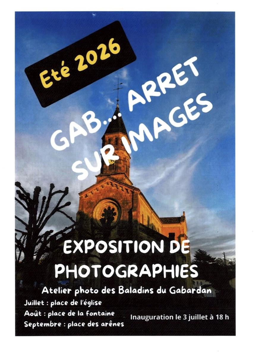 Exposition photos : Gab... arret sur images