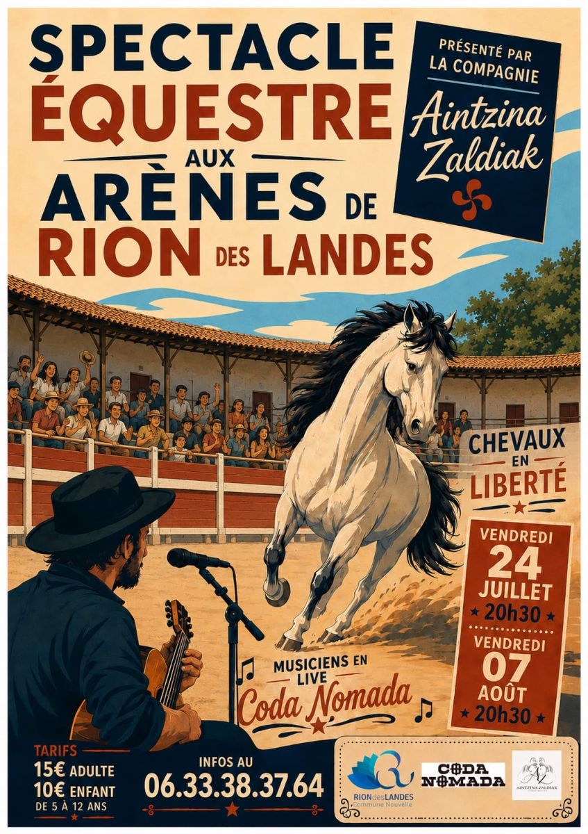 Spectacle équestre Aintzina Zaldiak