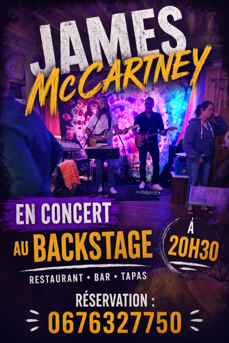 Concert James McCartney