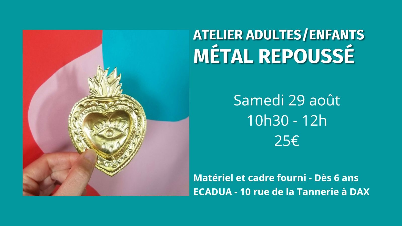 Atelier créatif Métal repoussé / adultes et en ...