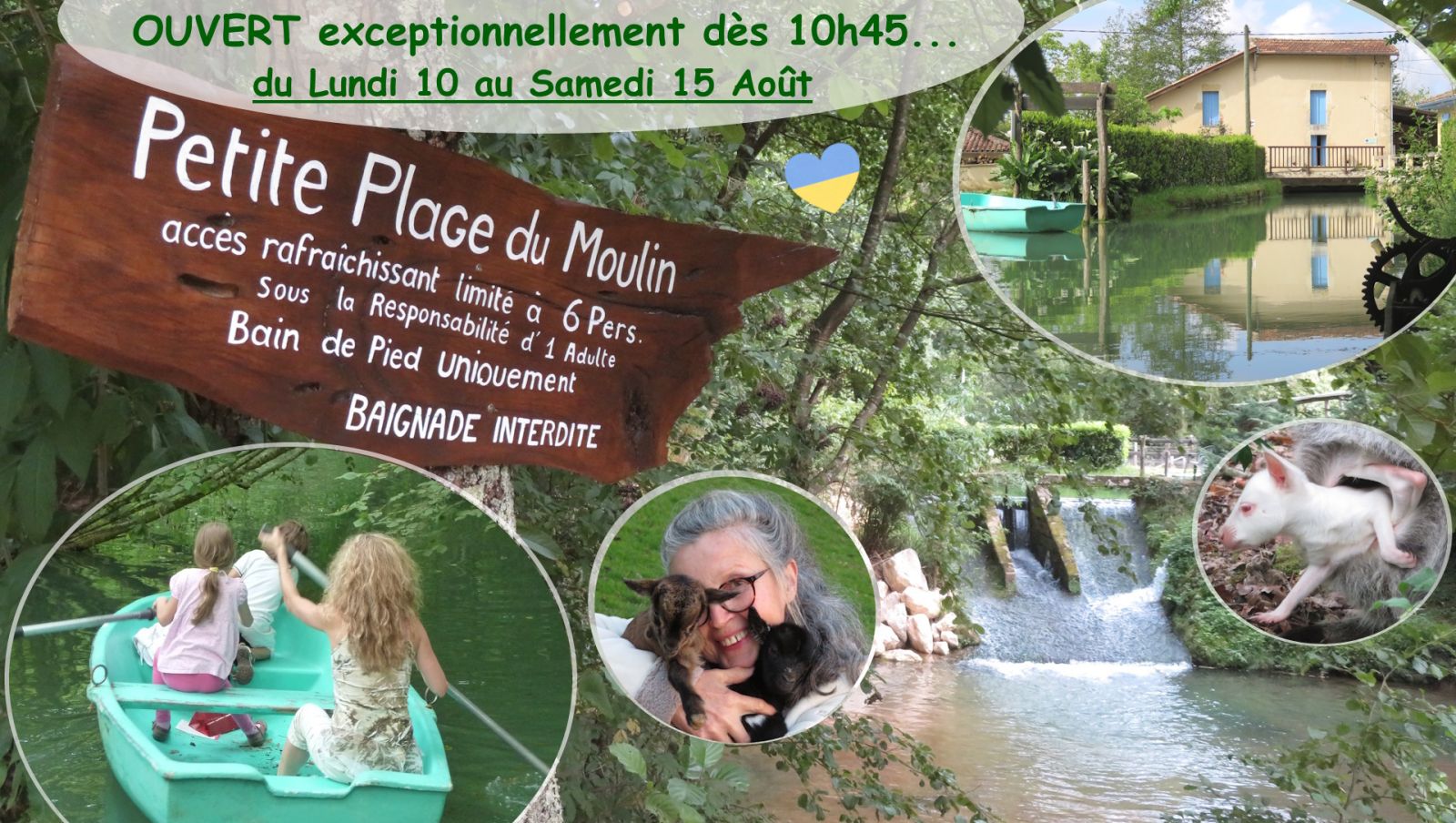 Le Moulin de Poyaller sera OUVERT dès 10h45, d ...