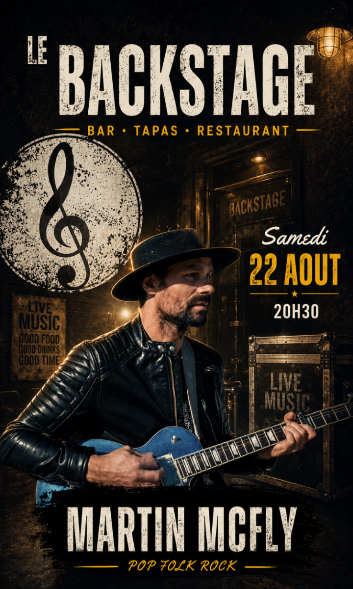Concert Martin McFLY au Backstage