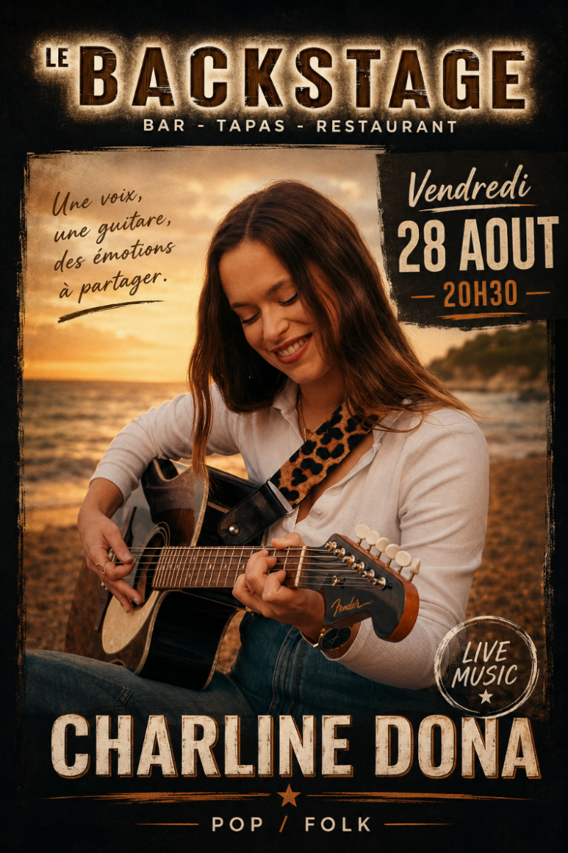 Concert Charline Dona au Backstage