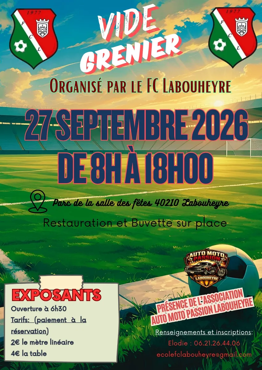 Vide grenier du FC La ...