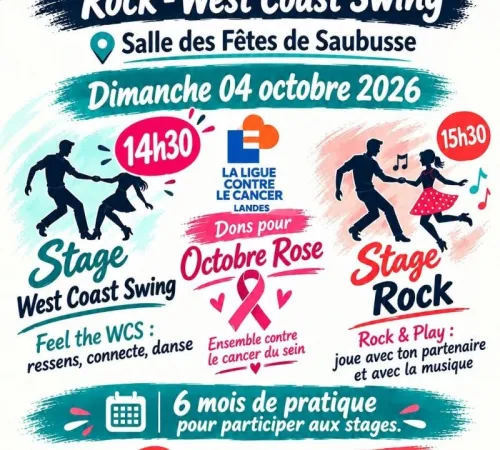 Octobre rose Rock - West Coast Swing