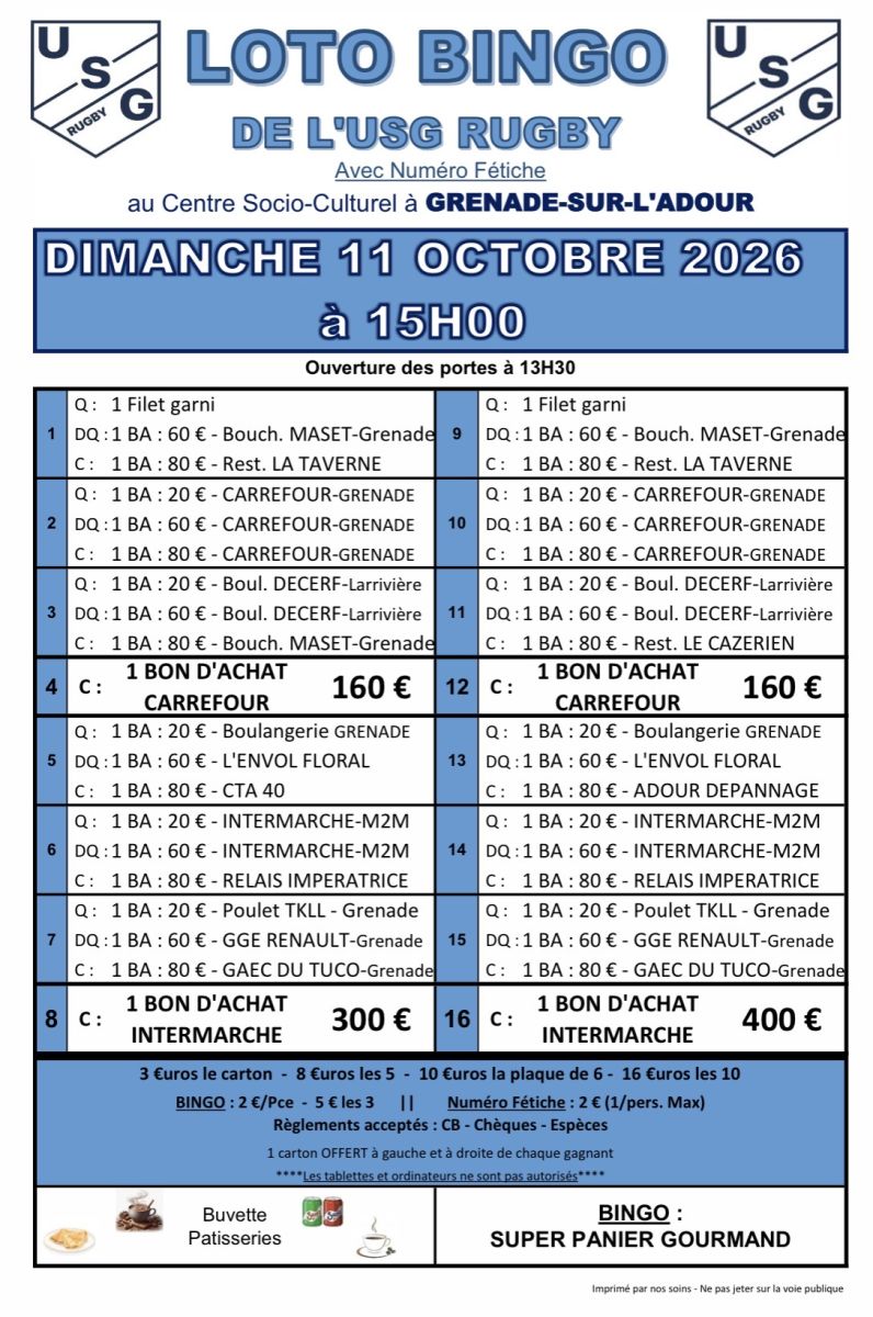 SUPER LOTO BINGO DE L ...