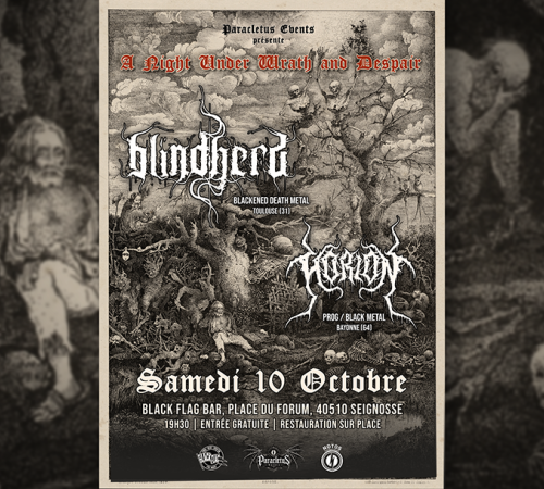 CONCERT BLACK METAL | BLINDHERD + HORION, Blackflag Bar / Seignosse