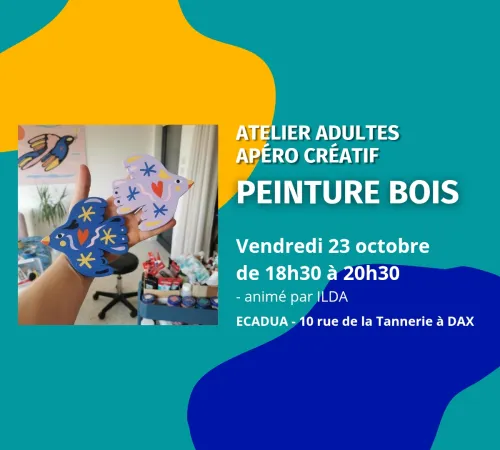 Apéro créatif Peinture sur bois