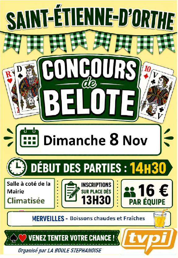 Concours de belote