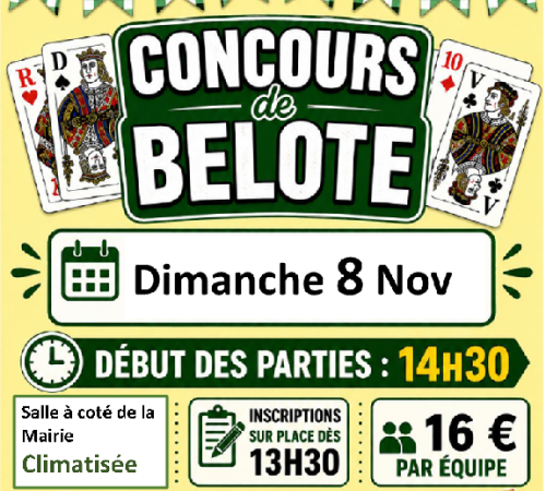 Concours de belote