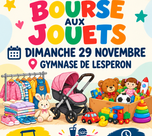 VIDE POUSSETTE - BOURSE AUX JOUETS