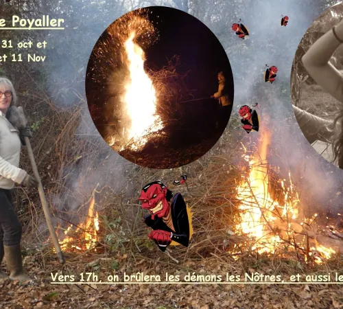 BRÛLONS tous nos DÉMONS et FÊTONS HALLOWEEN au Moulin de Poyaller !!!…