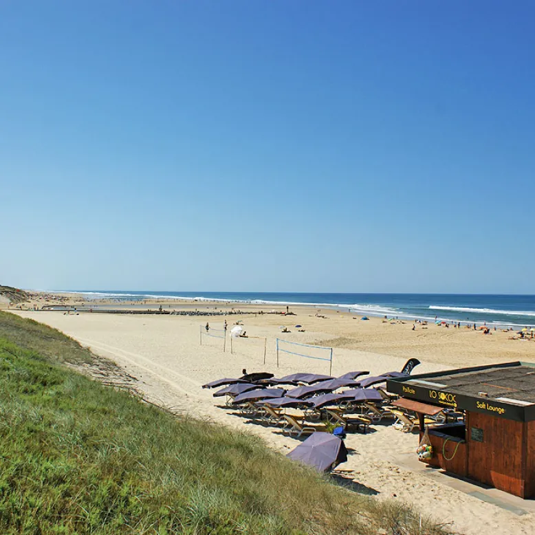 Plage de la Garluche Mimizan