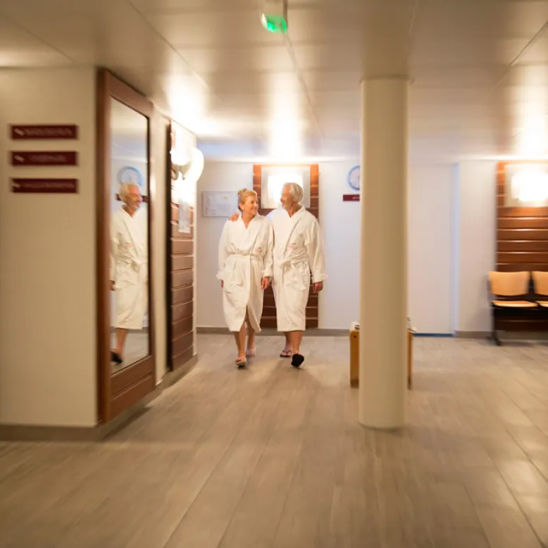 The thermal baths of the Grand Hotel