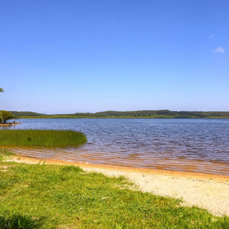 Plage du Lac de Léon