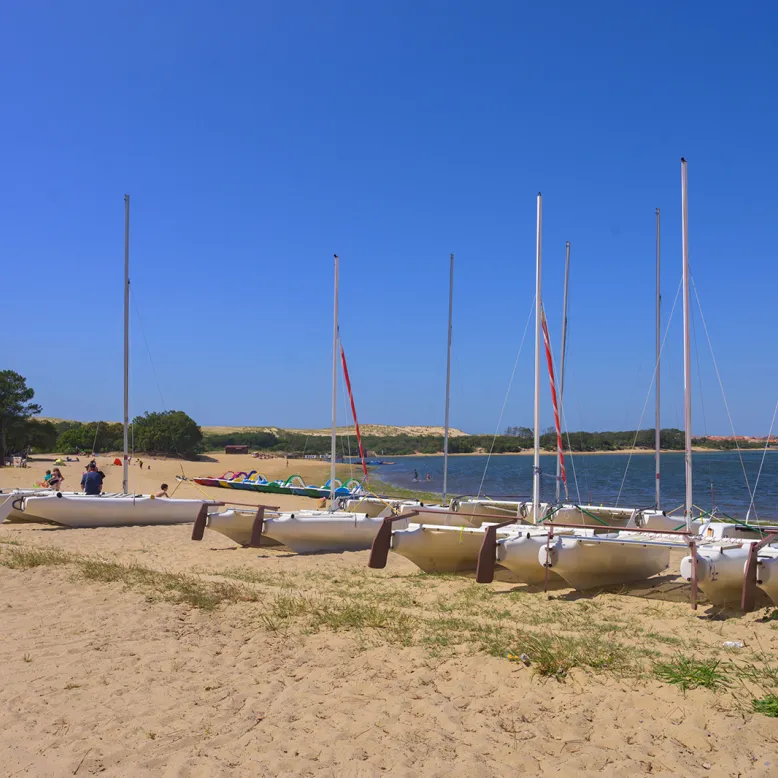 Plage du lac Marin de Port d’Albret
