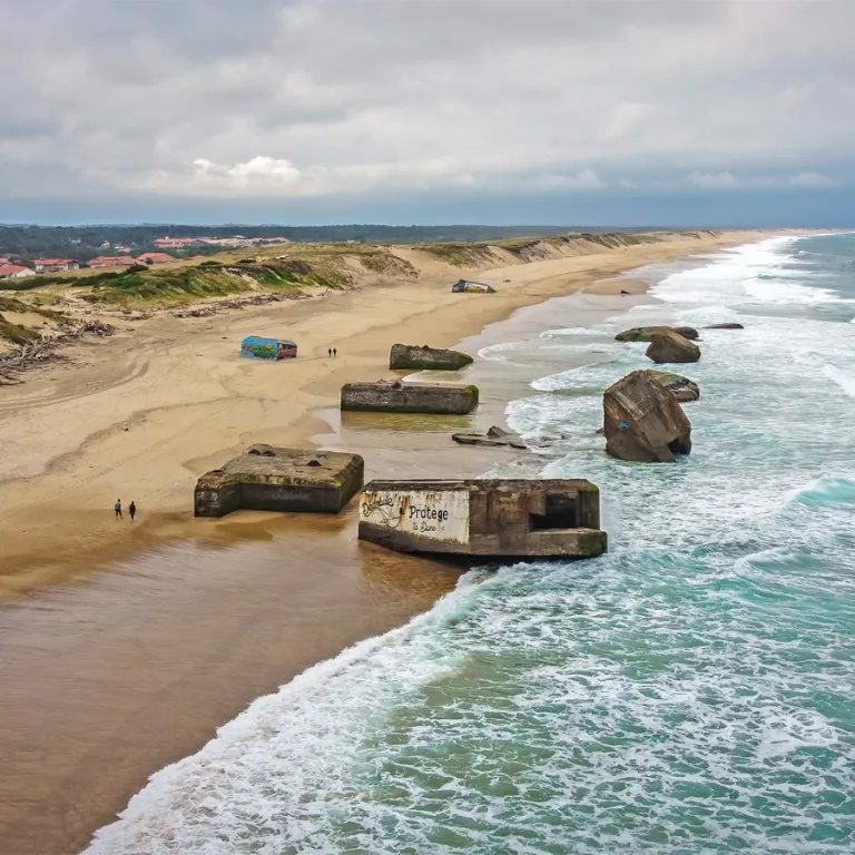 The most beautiful beaches of Capbreton !