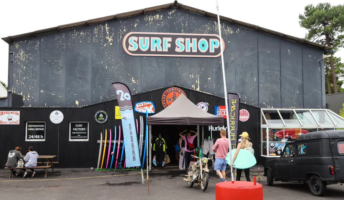 surf shop Landes