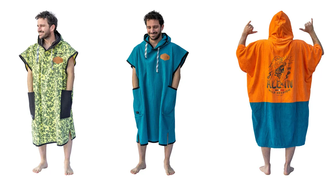 ALL IN changing and beach ponchos