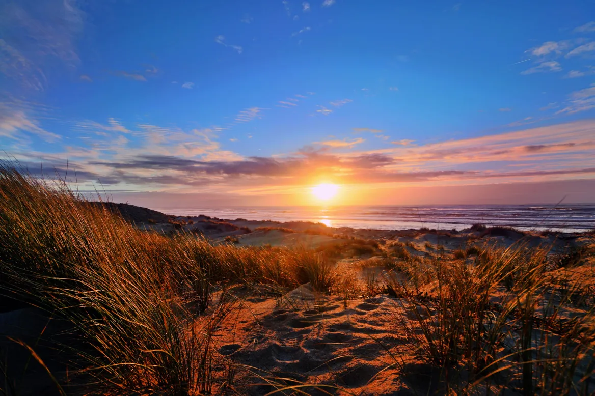 Sunset at the beach