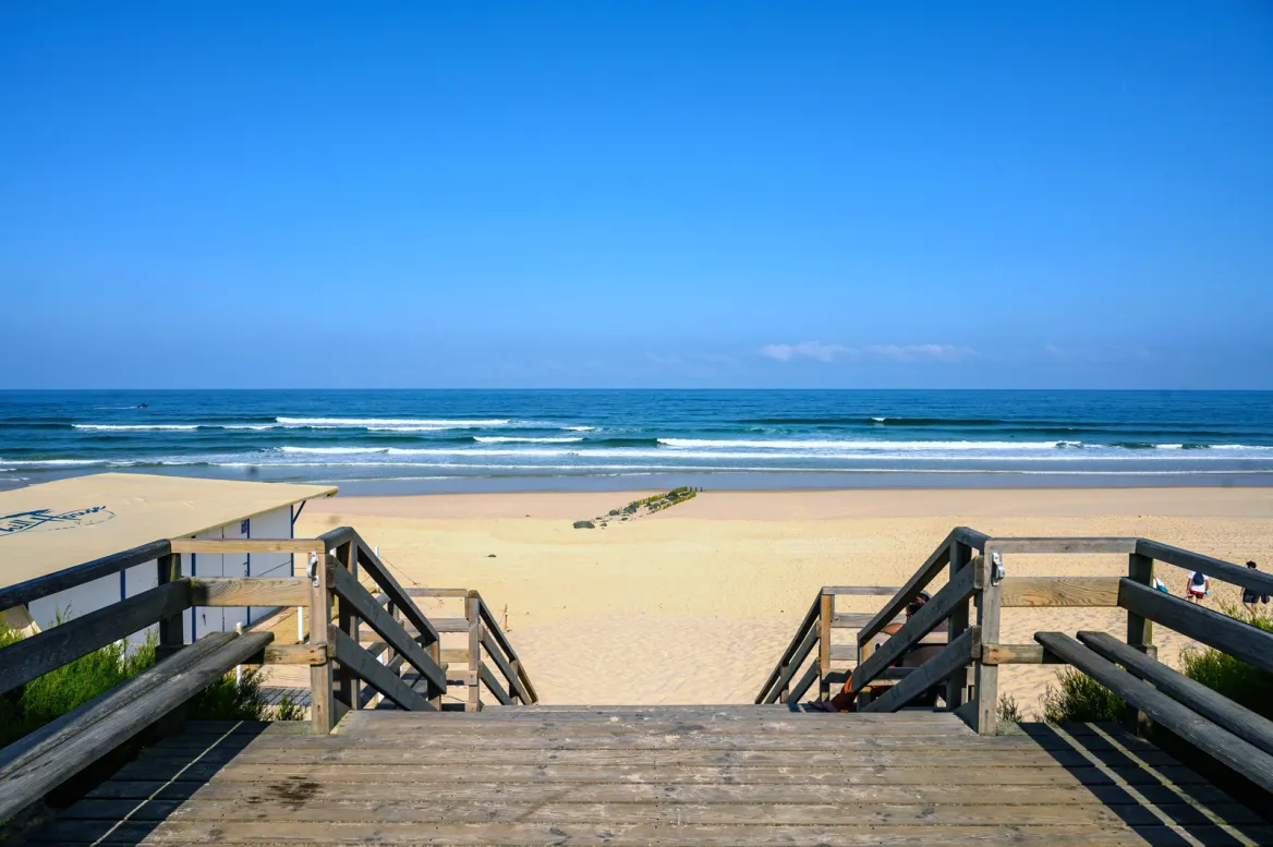 Plage centrale Mimizan