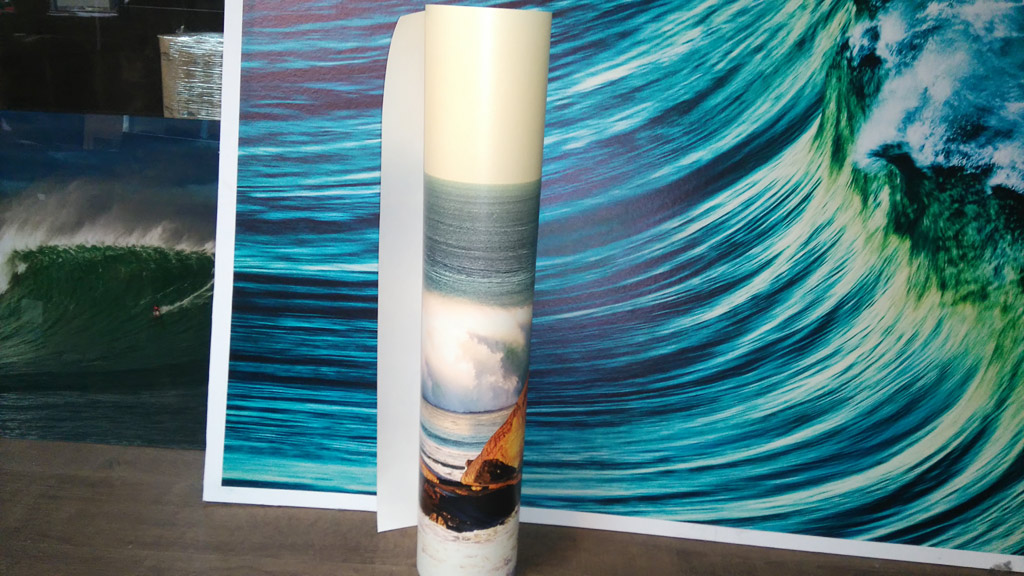 Les rouleaux sont fabriqués sur place