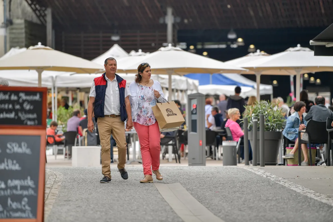 pedestrian streets Mont-de-Marsan