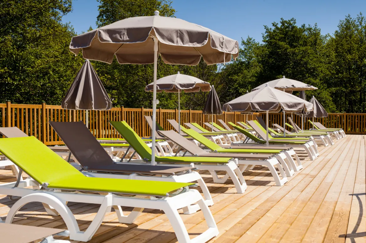 Sun deckchair in Landes