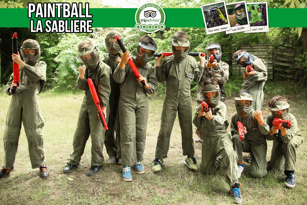 Paintball the sand pit