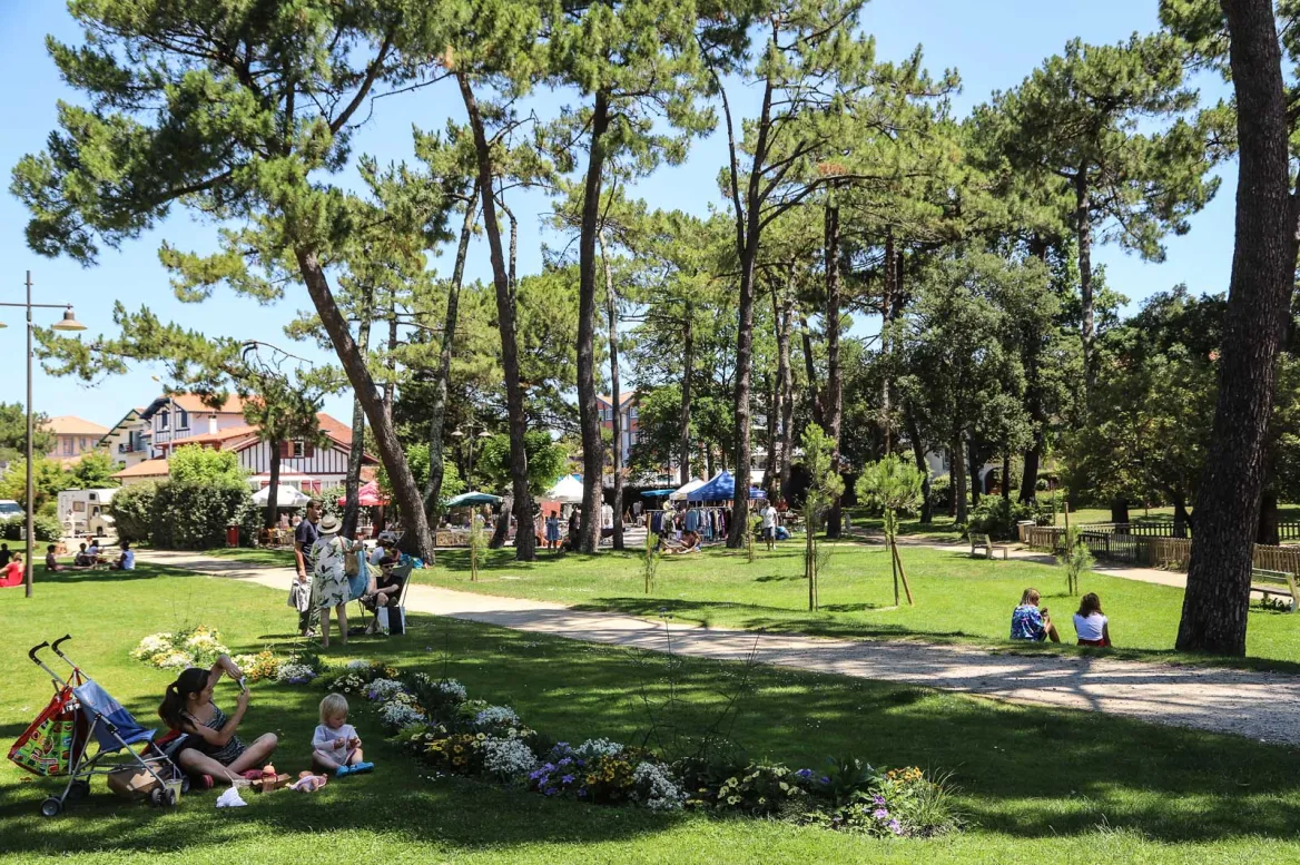 park near Hossegor lake