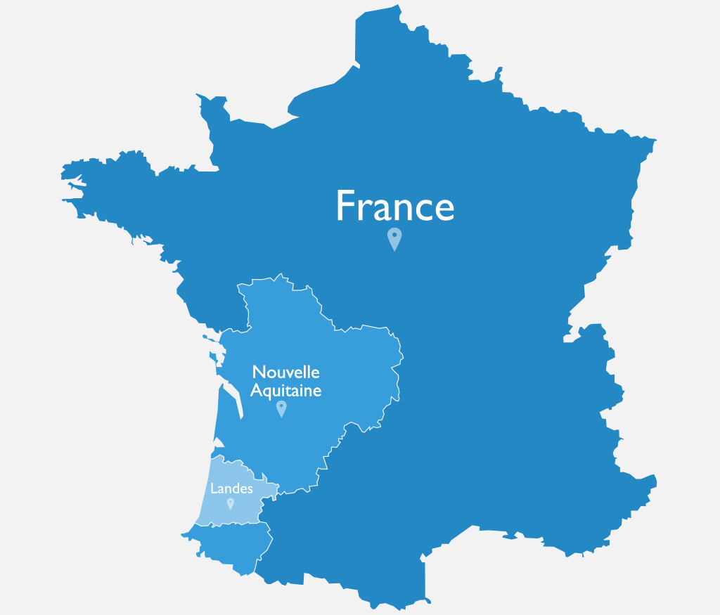 The Landes in France and New Aquitaine