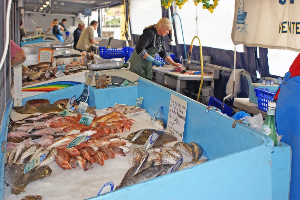 Marché au poissons de Capbreton
